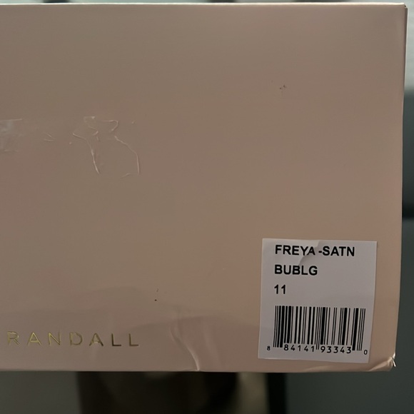 Loeffler Randall Freya Braided Curved Heel Sandals Bubblegum, Size 11 New in Box - Picture 13 of 14